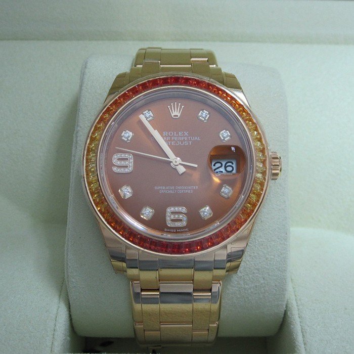 Rolex Oyster Perpetual Datejust Pearlmaster 39 86348sajor Yellow Gold