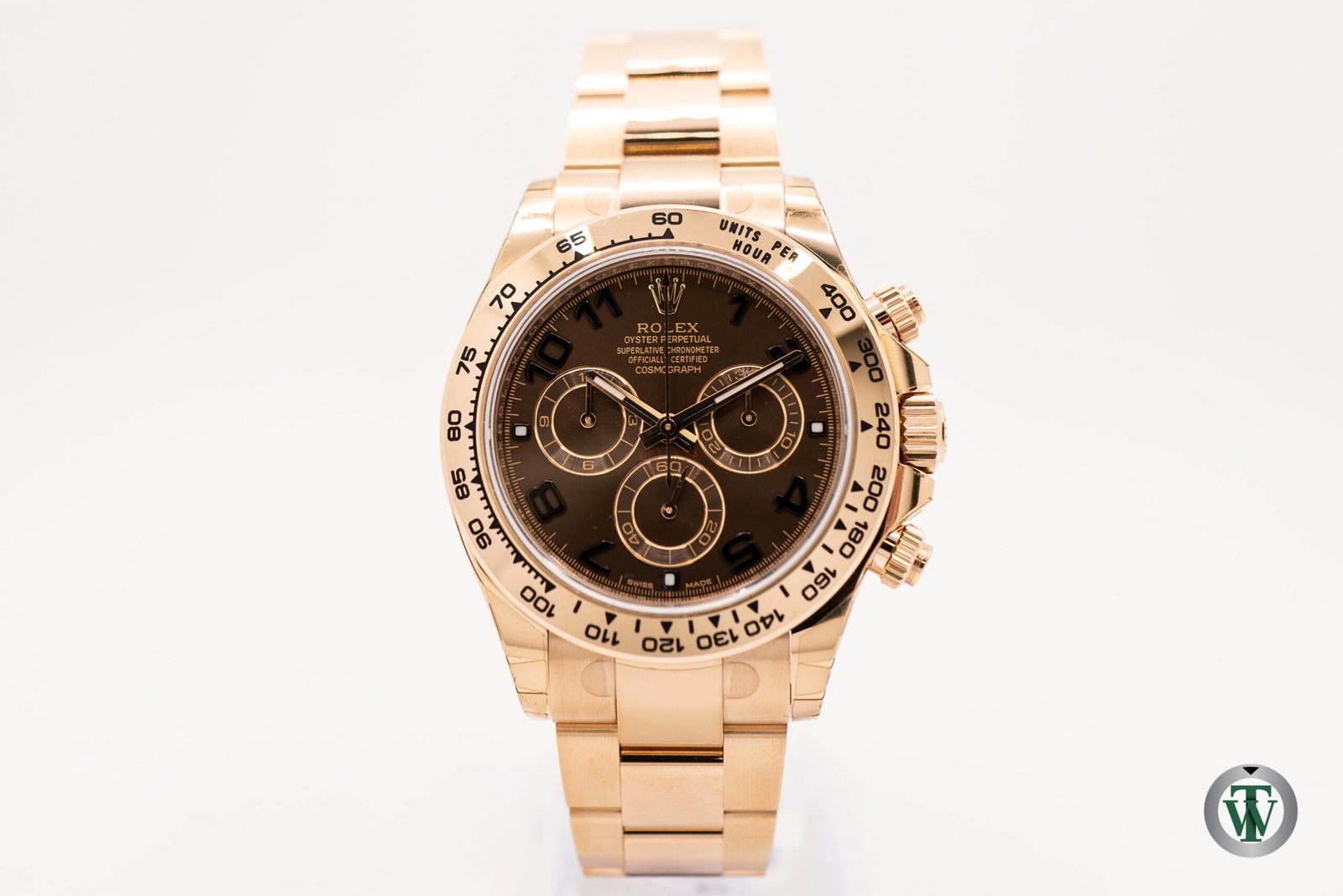 Rolex Cosmograph Daytona 116505 Chocolate Arabic Dial Rose Gold - Image 3