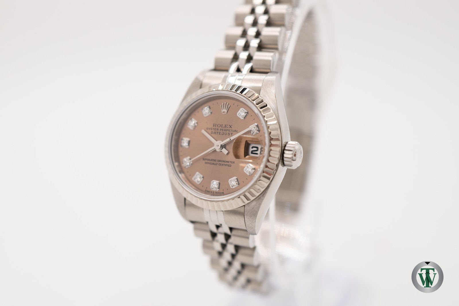 Rolex Ladies Datejust 69174 Pink Diamond Dial - Image 4