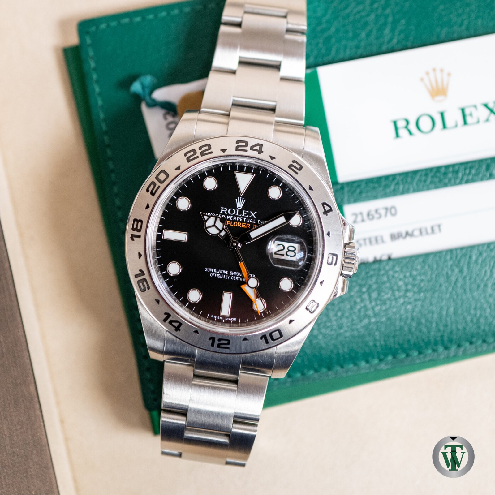 Rolex Explorer II 216570 Black Dial 2016