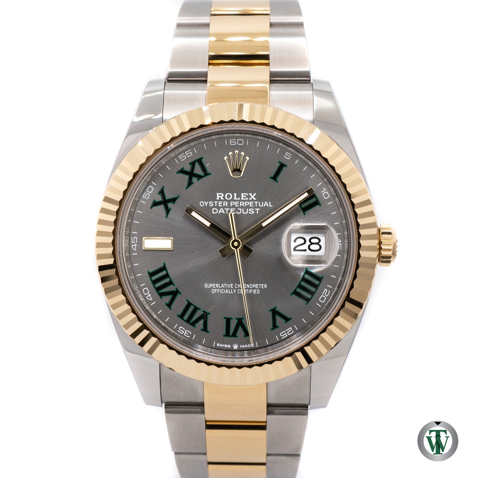 Rolex Datejust 41 Wimbledon Dial 126333 Oyster 2023