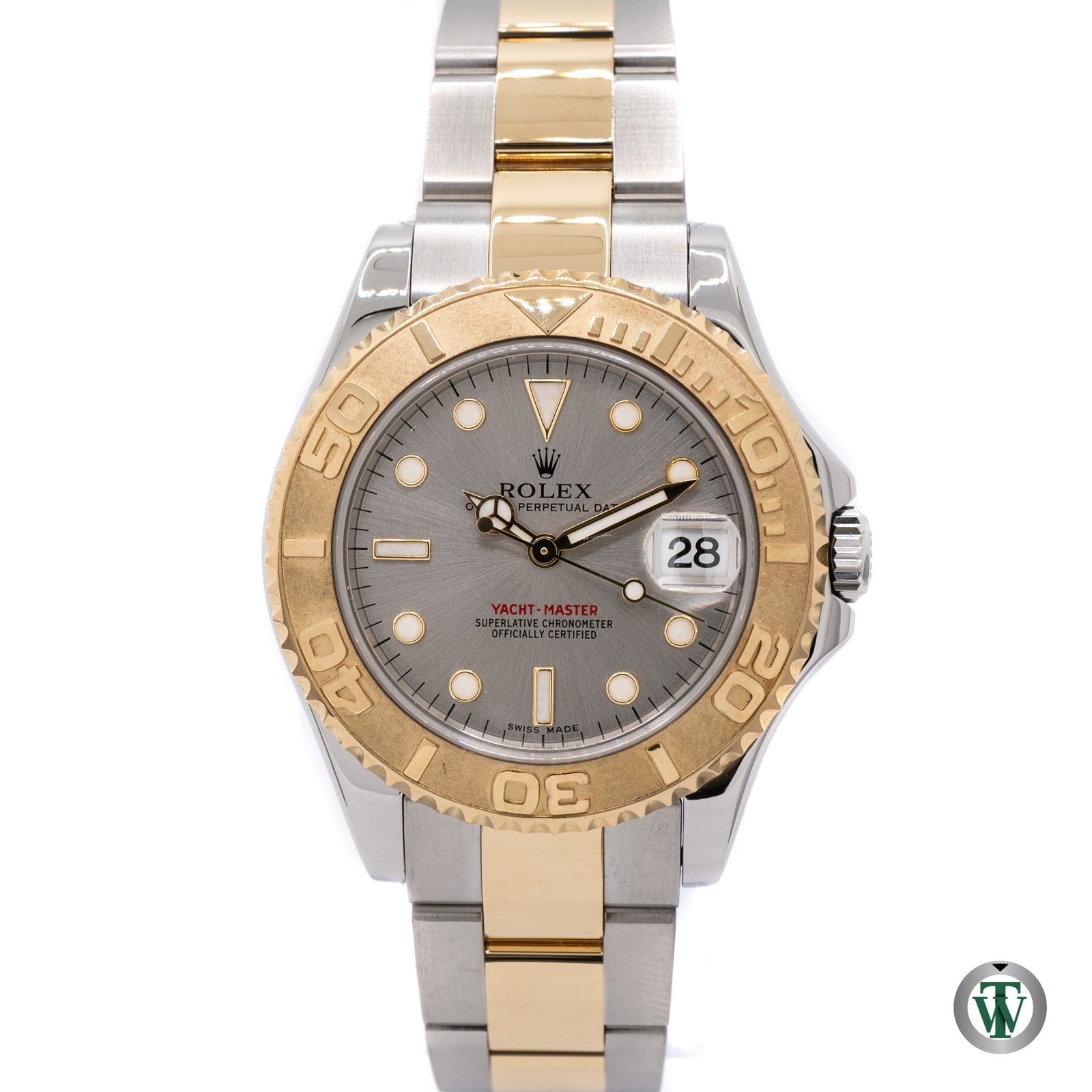 Rolex Ladies Yachtmaster 168623 35MM Slate Dial