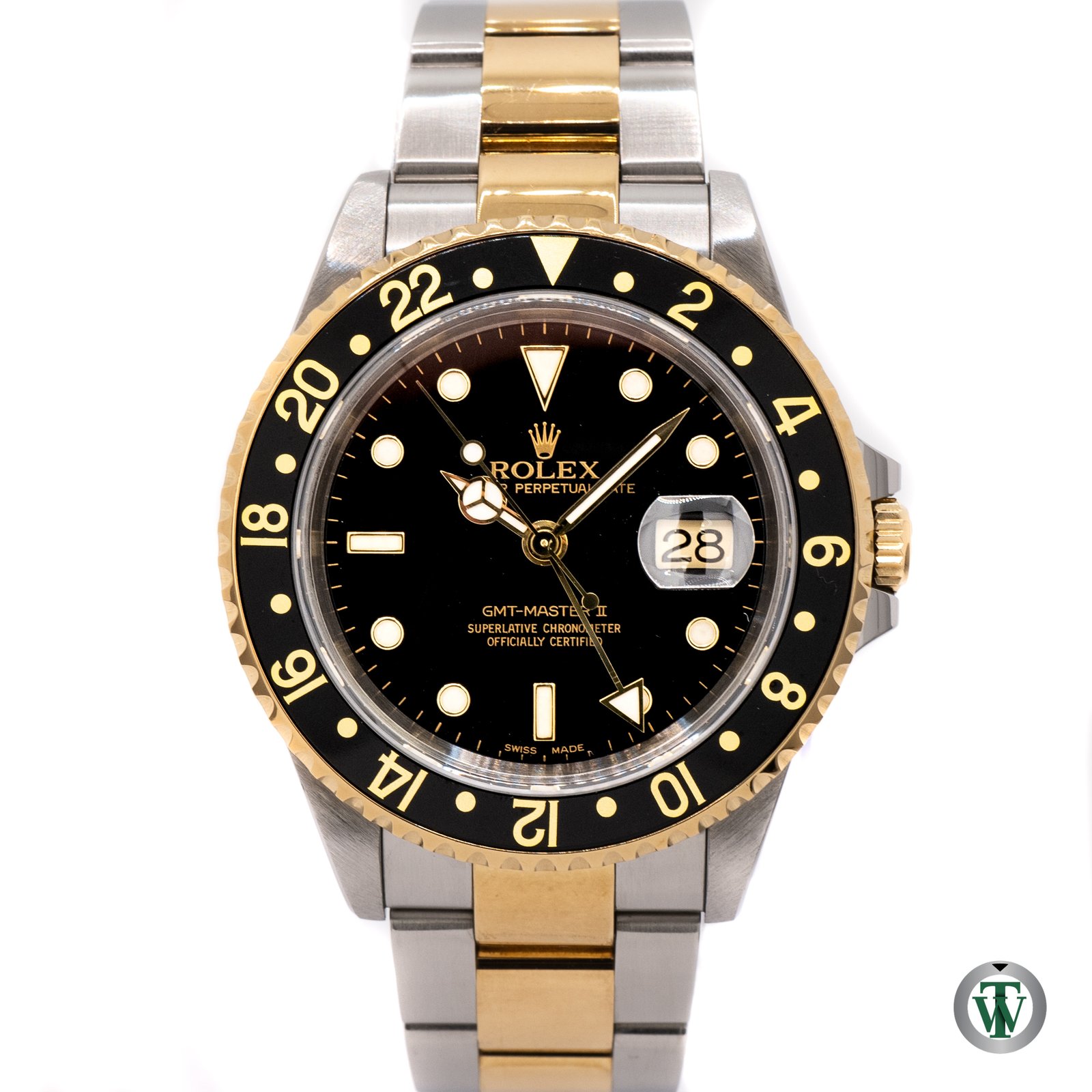 Rolex GMT-Master 16713 Yellow Gold & Steel 2000 - Image 3
