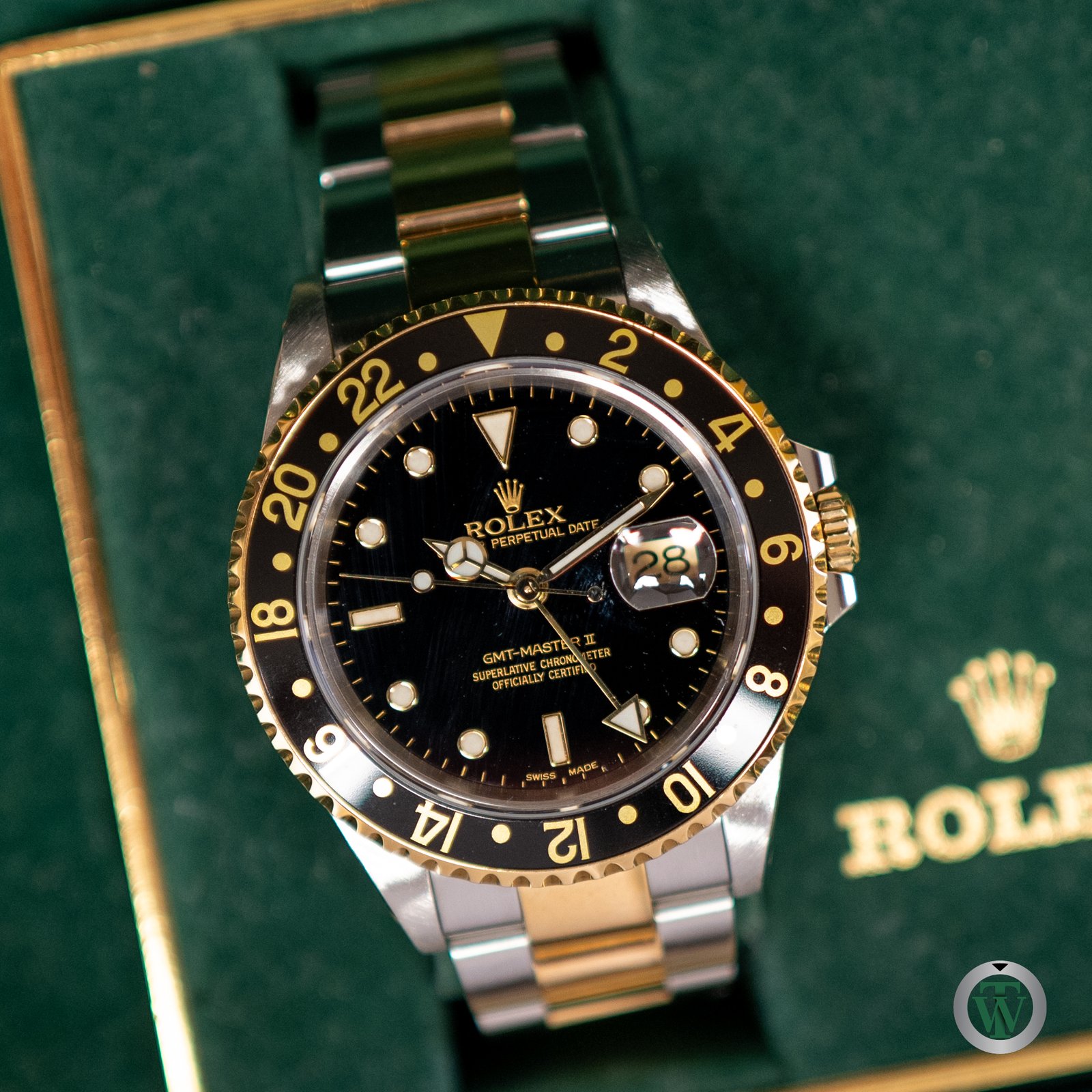 Rolex GMT-Master 16713 Yellow Gold & Steel 2000 - Image 2
