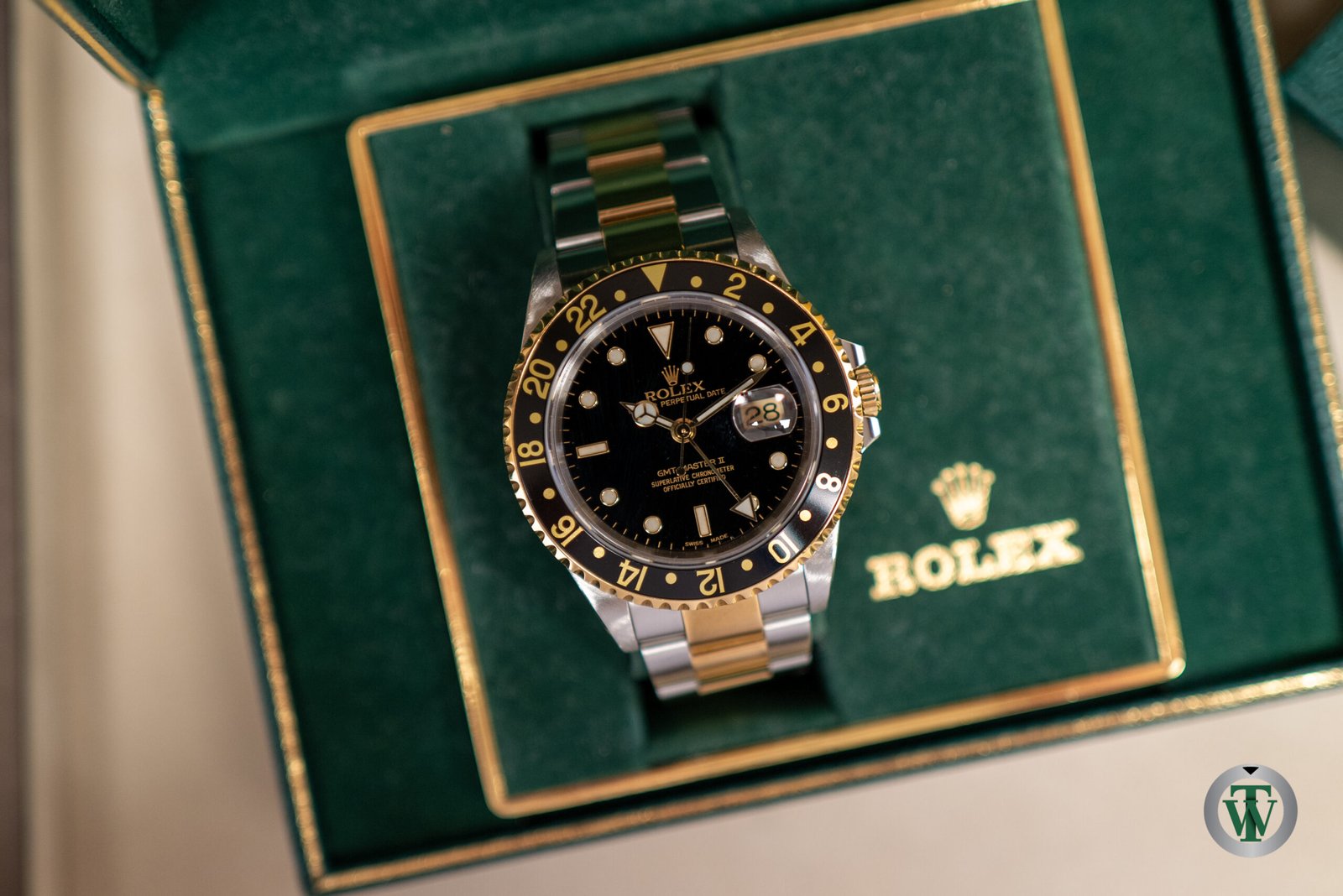 Rolex GMT-Master 16713 Yellow Gold & Steel 2000 - Image 4
