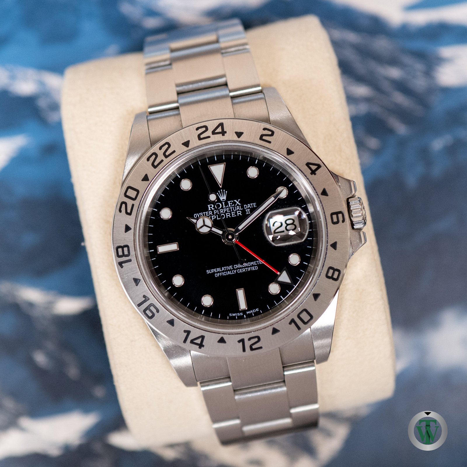 Rolex Explorer II 16570 40mm Black Dial 2004