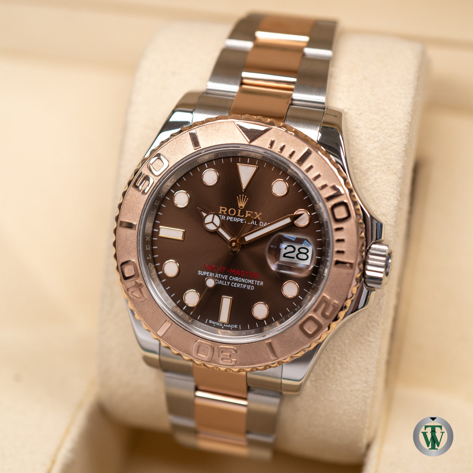 Rolex Yacht-Master 116621 Everose Chocolate Dial