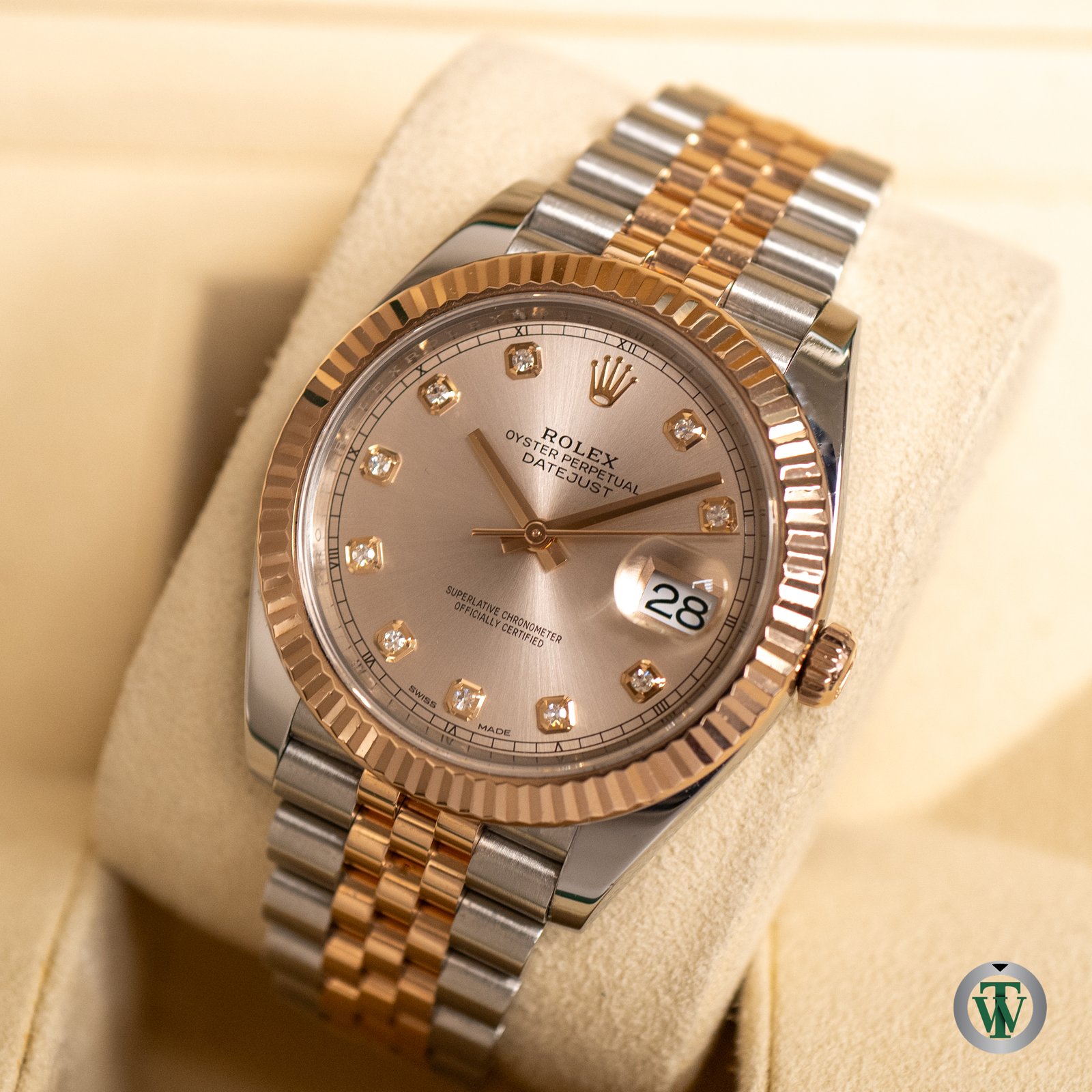 Rolex Datejust 41 Sundust Diamond Dial 126331